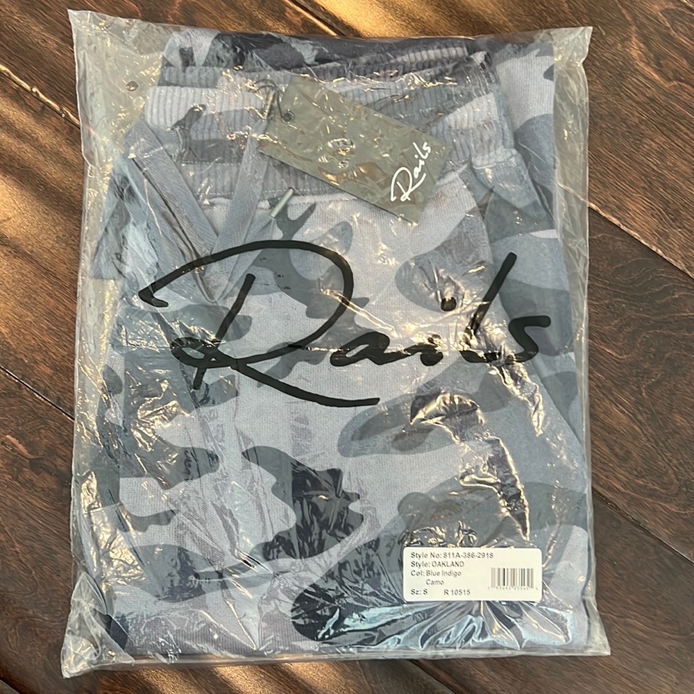 Rails Blue Indigo Camo joggers